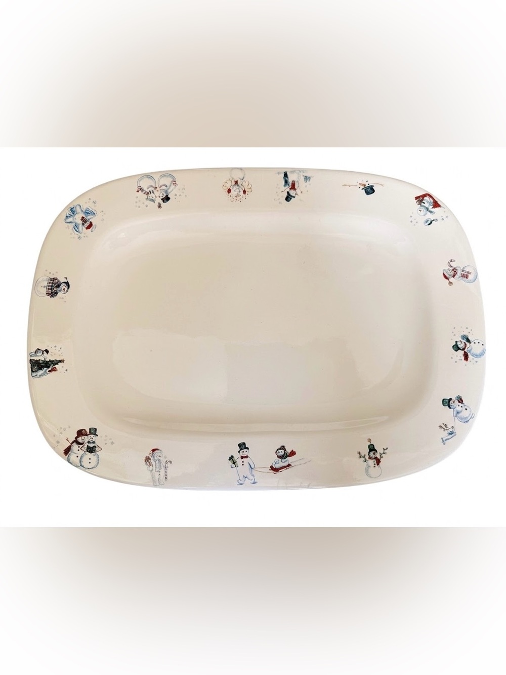 ❄️ Vintage Bath & Body Works Snowman Platter ❄️🎄